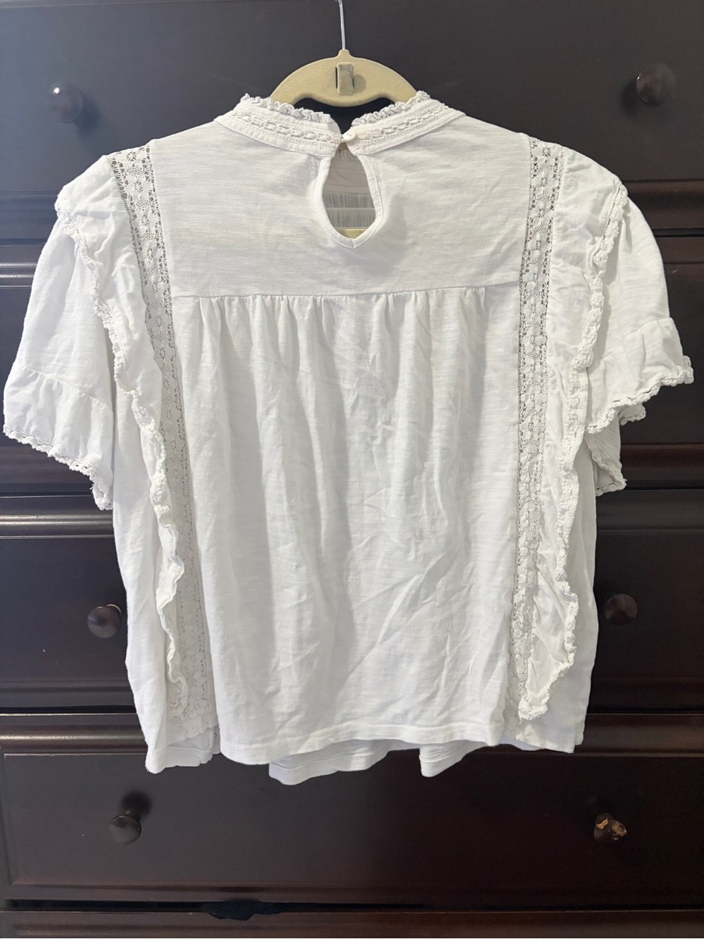 Free People Le Femme short sleeve top - used good condition - Picture 5 of 5